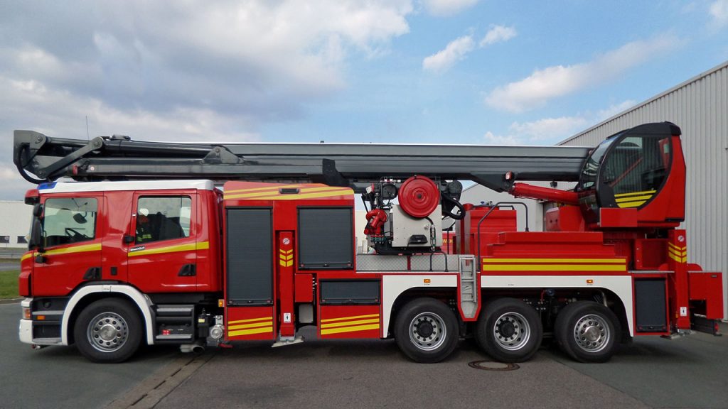 Hydraulic platform EURO GV Firefighting truck manufacturing